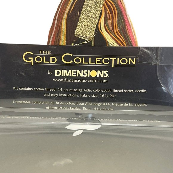 NEW‎ Dimensions GOLD COLLECTION Leopard's Gaze Cross Stitch Kit #35209 - Picture 5 of 6